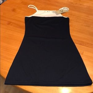 Voice sundress spaghetti straps Black & White “M”